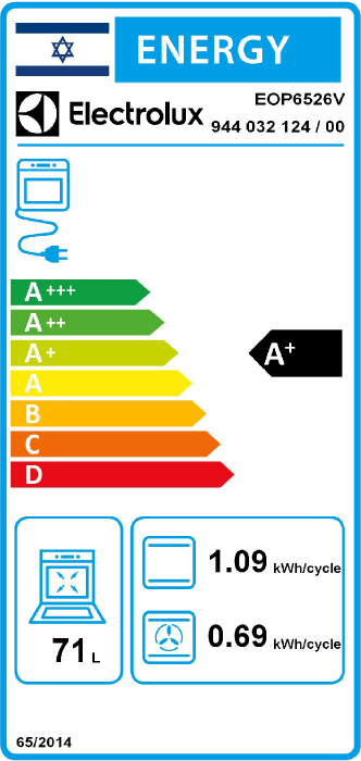 תווית אנרגיה EOP6526V